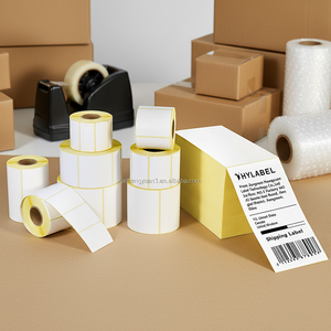 Etiquetas Térmicas en Rollo de 70x30 70x40 70x50 70x70 70x100, Etiquetas de Código de Barras Térmicas Directas, Etiquetas Adhesivas Térmicas para Envío - Product Image 1