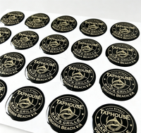 Autocollants en polyuréthane personnalisés, étiquettes en résine PU transparente, autocollants en relief 3D en époxy