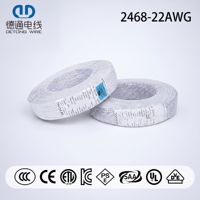Câble de panneau de commande 2468 22AWG, deux à trois conducteurs, isolé PVC, cuivre, UL758/CAS C22.2 N°210 300V 80 ℃   Utilisation de l'équipement