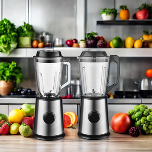 <span class=keywords><strong>Licuadora</strong></span> de Mesa Eléctrica Portátil Manual, <span class=keywords><strong>Mini</strong></span> <span class=keywords><strong>Licuadora</strong></span> con Botón de Presión, <span class=keywords><strong>Vaso</strong></span> de Vidrio/Plástico, Fácil de Usar para Hoteles - Product Image 2