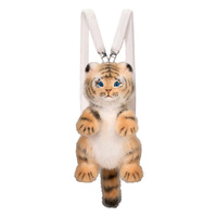 Nouveau style 2026 : Sac à dos en peluche tigre réaliste, doux et agréable au toucher, sac de simulation animal de compagnie pour enfants, idéal comme cadeau