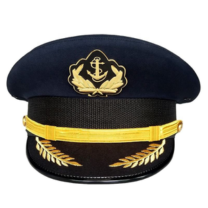 Casquette <span class=keywords><strong>de</strong></span> capitaine <span class=keywords><strong>de</strong></span> <span class=keywords><strong>marine</strong></span> blanche <span class=keywords><strong>de</strong></span> haute qualité, réglable, avec couronne dorée, pour uniforme <span class=keywords><strong>de</strong></span> commandant <span class=keywords><strong>de</strong></span> yacht - Product Image 5