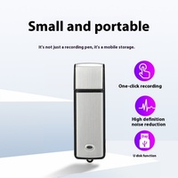 Mini Grabadora de Voz HD de 8GB, Unidad Flash USB con Grabación de Audio en Formato WAV