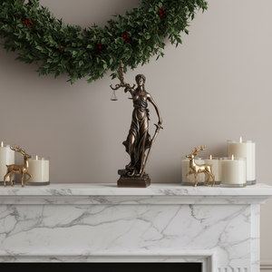 Statue personnalisée en résine de la <span class=keywords><strong>d</strong></span>éesse Thémis, ornement de bureau <span class=keywords><strong>d</strong></span>'<span class=keywords><strong>avocat</strong></span>, <span class=keywords><strong>balance</strong></span> de la justice et de la justice équitable - Product Image 4