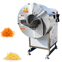 Trancheuse de pommes de terre légumes industrielle 3 tonnes/h Déchiqueteuse de gingembre Déchiqueteuse de carottes