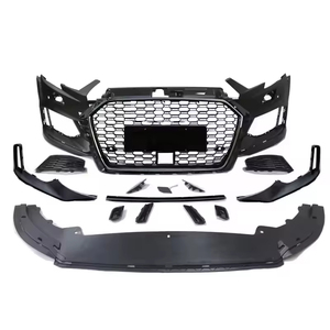 Kit <span class=keywords><strong>Paraurti</strong></span> Anteriore Stile RS3 per Audi <span class=keywords><strong>A3</strong></span> S3 8V.5 2017 2018 2019 con Griglia e Sensore Radar ACC - Product Image 4