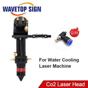 Wavetopsign CO2 Đầu <span class=keywords><strong>Laser</strong></span> Với Nước Làm Mát Giao Diện Gương 30X3 Mm Tập Trung Ống Kính 25X63.5 Mm Cho nước Làm Mát Máy <span class=keywords><strong>Laser</strong></span> - Product Image 2