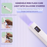 Lampe de séchage professionnelle 2-en-1 128W à 45 LED avec mini-lampe rechargeable pour le séchage du gel et le nail art – Offre Spéciale