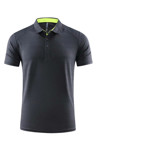 <span class=keywords><strong>Polo</strong></span> de secado rápido transpirable gimnasio Tops estampado personalizado Formal deporte Golf Activewear patrón sólido manga corta de punto - Product Image 4