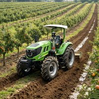 Traktor Roda Diesel 90 HP Laris Manis, Mesin Pertanian, Traktor Segala Medan Multifungsi Hidrolik 4x4