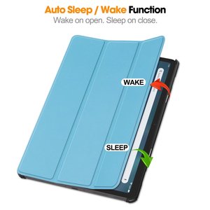 Étui de protection pour tablette ultra fin <span class=keywords><strong>anti</strong></span>-chute à trois plis avec support intelligent pour Amazn Fire HD10 2021 pour enfant - Product Image 3