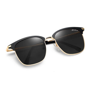 แว่นกันแดดกอล์ฟแจ็คสแควร์ UV400 เลนส์โพลาไรซ์ TAC กรอบโลหะสำหรับทุกเพศป้องกันแสงสะท้อนม่านบังแดดสำหรับขับขี่ 1605 - Product Image 3