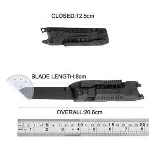 Toptan DIY vahşi Survival multi EDC katlanır bıçak açık paslanmaz çelik taktik aracı tornavida ile Set - Product Image 6