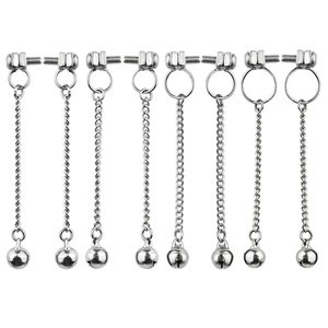 Pinzas Metálicas para Pezones con Campanas para Mujeres y Parejas, Diversión Sexual, Accesorios para el Placer en la Habitación - Product Image 1