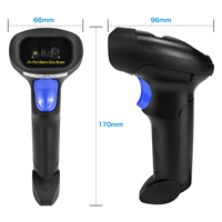 Lecteur de codes-barres CCD filaire d'occasion 1D 2D QR USB portable