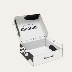 Scatole postali personalizzate carta Kraft o carta bianca Logo personalizzato stampato materiali di alta qualità - Product Image 5