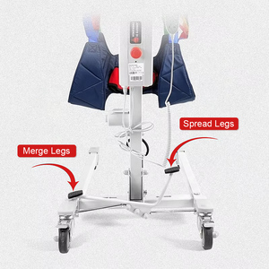 Elevador de Pacientes Eléctrico Plegable KSM-210, Elevador de Transferencia de Pacientes de Aleación de Aluminio para Hospital, Silla de Ruedas para Transferencia de Discapacitados - Product Image 2