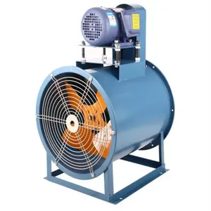 Ventilador de escape de correa de ventilador axial de tubería con motor externo para cabina de pintura