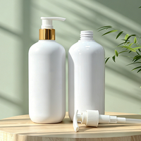 Emballage cosmétique personnalisé en plastique PET de 380 ml, flacons à pompe vides rechargeables pour lotion corporelle, modèle 91