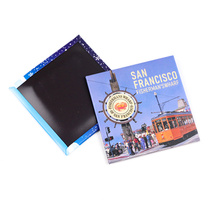 Fábrica Fornecedor Design Personalizado Rússia Moscou Ímã De Geladeira De Tin quadrado Tinplate Geladeira Ímã - Product Image 3