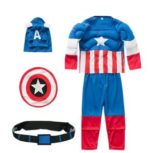 Gran oferta de disfraces de Halloween o Carnaval de superhéroe muscular de manga larga de alta calidad para niños - Product Image 2