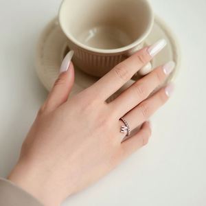 Anillo con Inicial Dylam Talla 6-9 para Mujer, Plata de Ley 925, Letras A-Z, 26 Alfabeto, Circonita Cúbica 5A, Anillos de Joyería Fina de Moda - Product Image 5