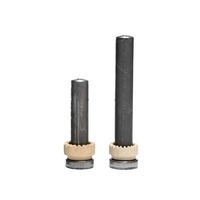 Boulons de cisaillement à tête plate en acier au carbone GB, zingués, filetage M19, pour connexion par goujons de soudage, qualité DIY, 10mm, très demandé