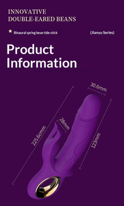Vibrateur à double stimulation pour femmes, masseur clitoridien et point G, rechargeable par USB, étanche, matériau sûr pour le corps, 10 fréquences, stimulation des mamelons - Product Image 6