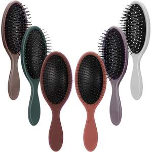 Brosse démêlante personnalisée avec logo pour coiffure et massage, pour cheveux secs et humides, usage domestique et professionnel en salon - Product Image 1