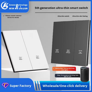 Panneau de commutation intelligent à commande vocale JEKON ESC 5e génération / WiFi IP20 Connecté à l'application Mijia Protection contre les surcharges Ignifuge - Product Image 2