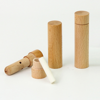 Tube d'inhalation en bambou écologique Emballage Dropshipping Diffuseur Huile essentielle d'aromathérapie Bouteille stylo