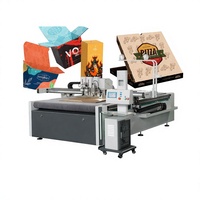 Machine de découpe numérique à plat CNC TOP pour autocollants en vinyle, boîtes en carton personnalisées, découpe automatique de carton, machine de découpe numérique à plat