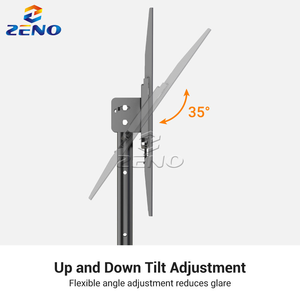 26 "đến 55" loa đứng khung loa với Vesa 100x100 đến 400x400mm Studio màn hình đứng có thể điều chỉnh Boom Arm mic đứng - Product Image 5