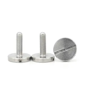 Stainless Steel Metric Slotted Flat Head Knurled Thumb Machine Screw