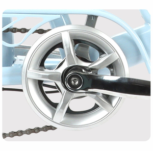 Vélo de ville WANYI classique rétro urbain à 7 vitesses, 24 <span class=keywords><strong>pouces</strong></span>, pour adultes, jantes en alliage d'aluminium, cadre en acier au carbone, vélo pour femmes - Product Image 3