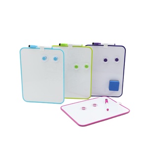 Pizarra Magnética Interactiva de 8x6 Pulgadas con Marco de Plástico y Metal, Superficie Reutilizable y Color Personalizable para Uso Escolar - Product Image 1