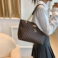 Tas Selempang Wanita Oxford Berkualitas Tinggi Kapasitas Besar Bahan Kanvas Kantong Resleting Tas Tangan Dua Pegangan Bahan Poliester Nasional