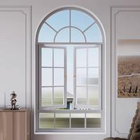 Ventanas Francesas Ultraestrechas, Ventanas Vintage Ultraestrechas Abatibles hacia Afuera con Arco.