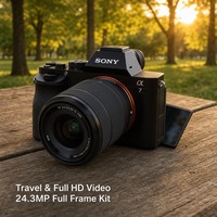 Kamera Bekas Sony A7 Mirrorless Lensa FE 28-70mm F3.5-5.6 OSS 24.3MP Full Frame HD Video Kamera Digital untuk Fotografi
