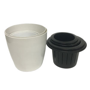Usine En Gros Auto-Arrosage Pots <span class=keywords><strong>De</strong></span> Plantes <span class=keywords><strong>Grande</strong></span> <span class=keywords><strong>Taille</strong></span> Blanc Automatique Absorbant L'eau Plastiques Jardinières <span class=keywords><strong>De</strong></span> Fleurs pour La Maison Jardin - Product Image 2