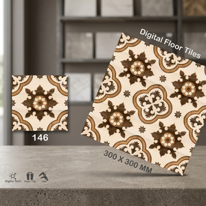Carreaux de sol en céramique Vistaar, finition mate, émaillés numériquement, 30x30, qualité indienne, 5 mm, pour salle de bain, couloir, qualité supérieure, prix abordable - Product Image 6