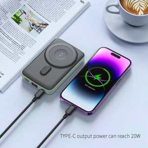 Banco <span class=keywords><strong>de</strong></span> Energía Magnético con <span class=keywords><strong>Carga</strong></span> Inalámbrica <span class=keywords><strong>de</strong></span> 10000 mAh, <span class=keywords><strong>Carga</strong></span> Rápida Portátil Tipo C, Batería <span class=keywords><strong>Externa</strong></span> Delgada para Viajes, para Teléfonos Inteligentes - Product Image 3