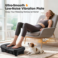 YETFUL Plaque vibrante sans fil avec télécommande, entraînement de résistance, nœuds de massage par acupression des pieds, batterie rechargeable, 150 kg