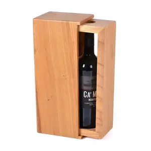 Шексагональная деревянная коробка для вина