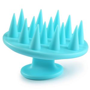 Brosse à cheveux en silicone avec logo personnalisé, outil multifonctionnel <span class=keywords><strong>de</strong></span> nettoyage pour le <span class=keywords><strong>bain</strong></span> et le lavage des cheveux, brosse <span class=keywords><strong>de</strong></span> massage pour la tête pour un usage domestique - Product Image 6