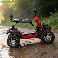Véhicule tout-terrain électrique SWICOO haute performance, scooter 4*3000W, tout-terrain, monoplace, 2 roues motrices, 4 roues motrices