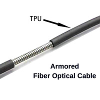 Carrete de cable de fibra óptica ABCCABLS de alta velocidad Modelo TCELC Resolución de 1080p Funda de TPU blindada de modo único Núcleos múltiples