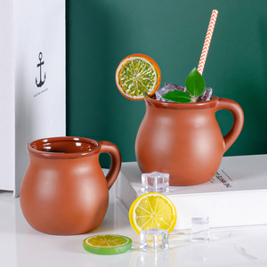Tazas de <span class=keywords><strong>Barro</strong></span> de 12 oz, Tazas de <span class=keywords><strong>Barro</strong></span> Mexicanas, Tazas de Café Mexicanas con Asa para Fiesta de <span class=keywords><strong>Barro</strong></span> - Product Image 2