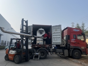 Machine à torréfier les cacahuètes, les graines et les noix en acier inoxydable de qualité commerciale, <span class=keywords><strong>torréfacteur</strong></span> à air chaud, grande capacité, production de 500 kg - Product Image 6