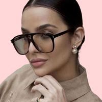 Lunettes de soleil rétro unisexes à double pont, verres UV400, monture PC, style urbain, pour activités de plein air, cadeau pour femmes et hommes